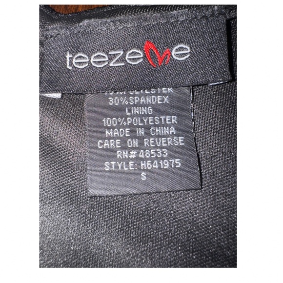 Teeze Me Colorblock Dress Black White Gray Spandex Small - Picture 5 of 5